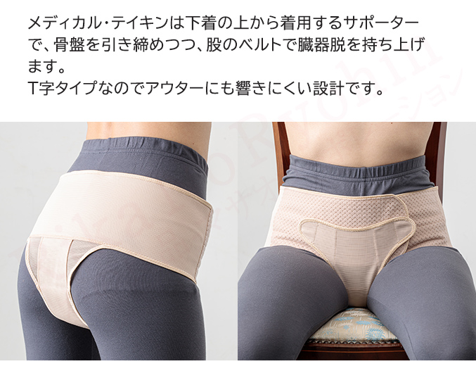 メディカル・テイキンは下着の上から着用するサポーター