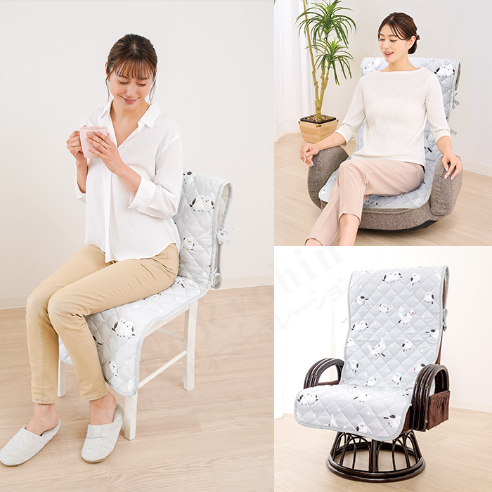 かわいいシマエナガのチェアカバー