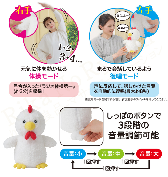 体操モード、復唱モード