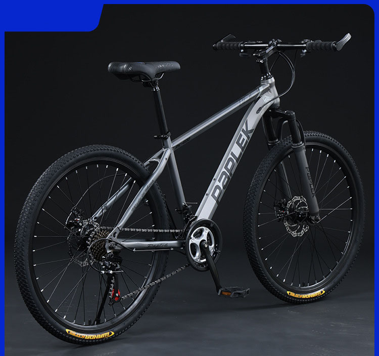 マウンテンバイク ブラック スチールフレーム マウンテンバイク(MTB)（色：ブラック系）｜自転車車体｜自転車