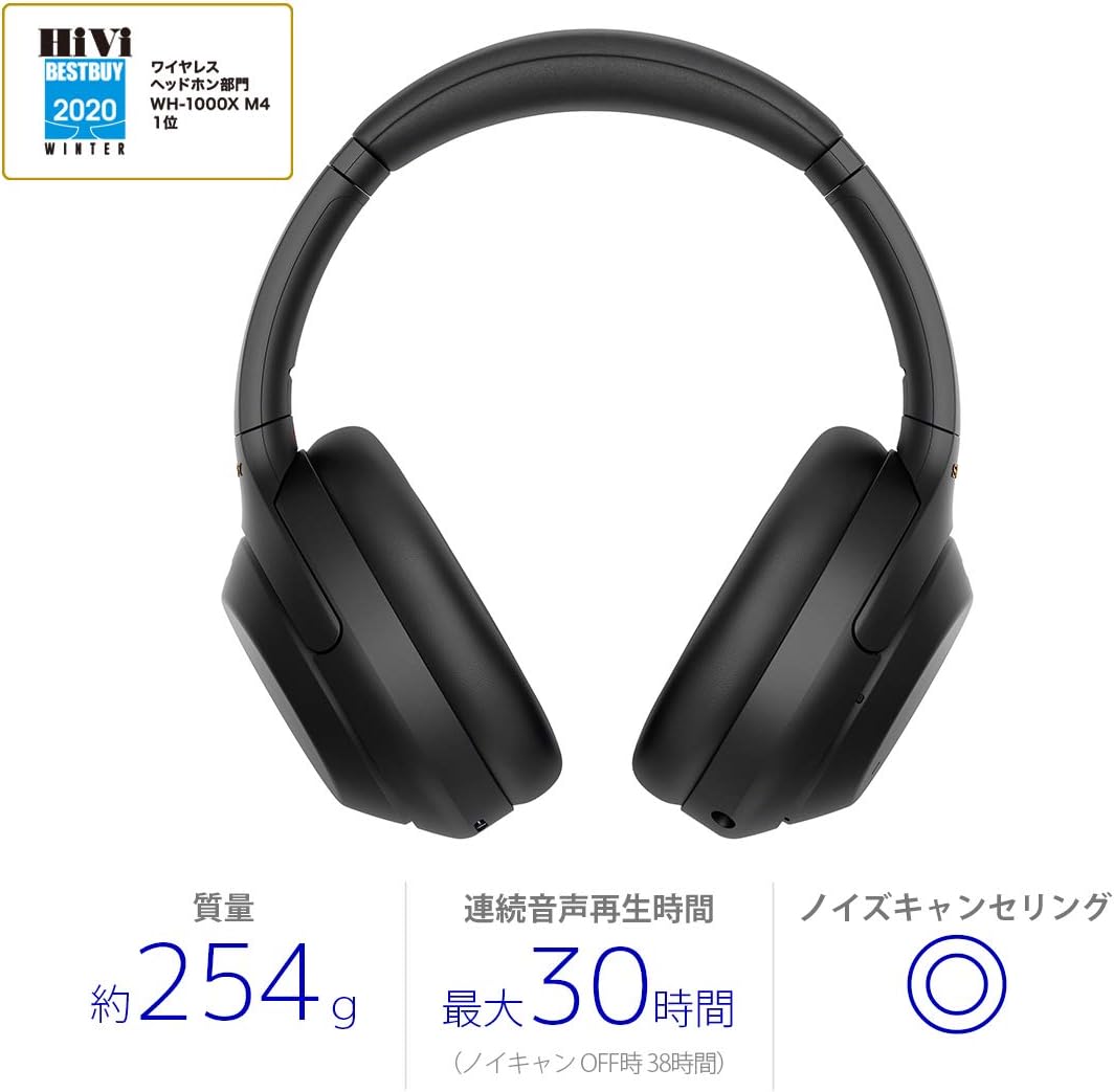 ソニー(SONY) ワイヤレスノイズキャンセリングヘッドホン WH-1000XM4
