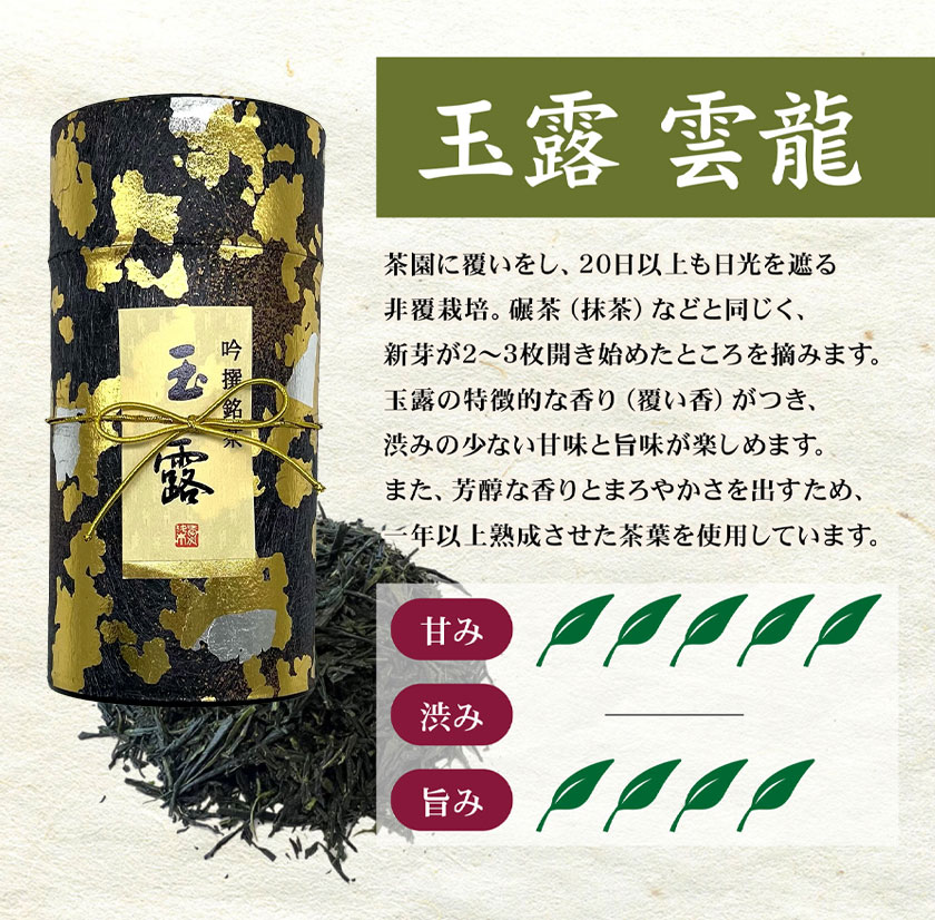 お茶ギフト 高級 寛永3年 京都利休園 公式 お茶 特上煎茶・高級玉露詰合せ 特上煎茶120g2本 高級玉露120g お歳暮 母の日 父の日 お中元 贈り物 贈答品 プレゼント お茶ギフト 国産 茶葉 メーカー直送 SEN-S-1503