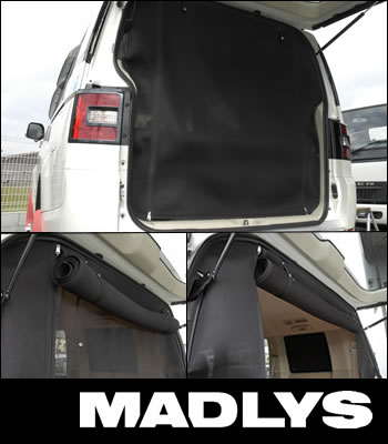 MADLYSマドリス デリカD:5 マイナー後車両装着可 清涼ネット 車中泊で
