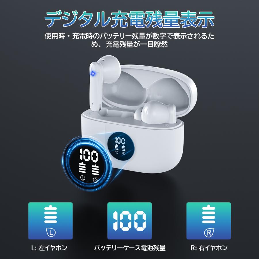 WAPIK ワイヤレスイヤホン イヤホン 高音質HiFi Bluetooth5.3 WAPIK ワイヤレスイヤホン イヤホン 高音質HiFi Bluetooth5.3