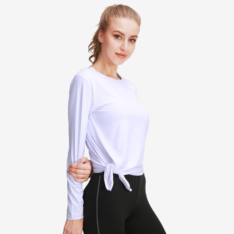 ヨガウェア トップス タンクトップ レディース ホットヨガ 長袖 フィットネスウェア かわいい おしゃれ スポーツ Tシャツ 吸汗速乾 ストレッチ | ブランド登録なし | 02