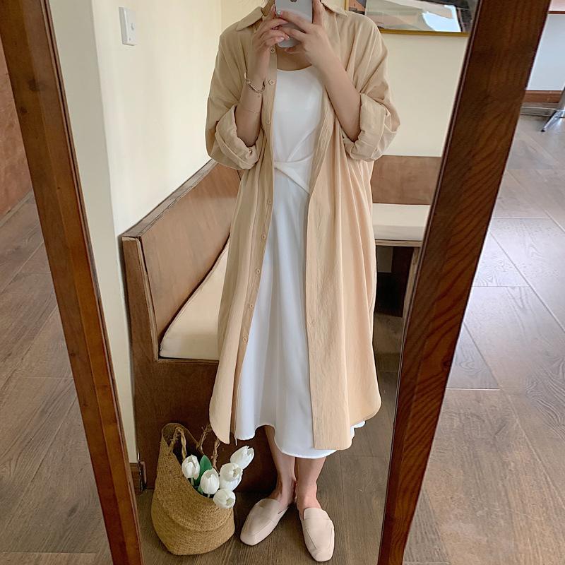 シャツ レディース 日焼けとめ 体型カバー 長袖 ワイシャツ ロングシャツワンピース 冷房対策 羽織 とろみ 着痩せ ス おしゃれ シャツ レディース 日焼けとめ 体型カバー 長袖 ワイシャツ