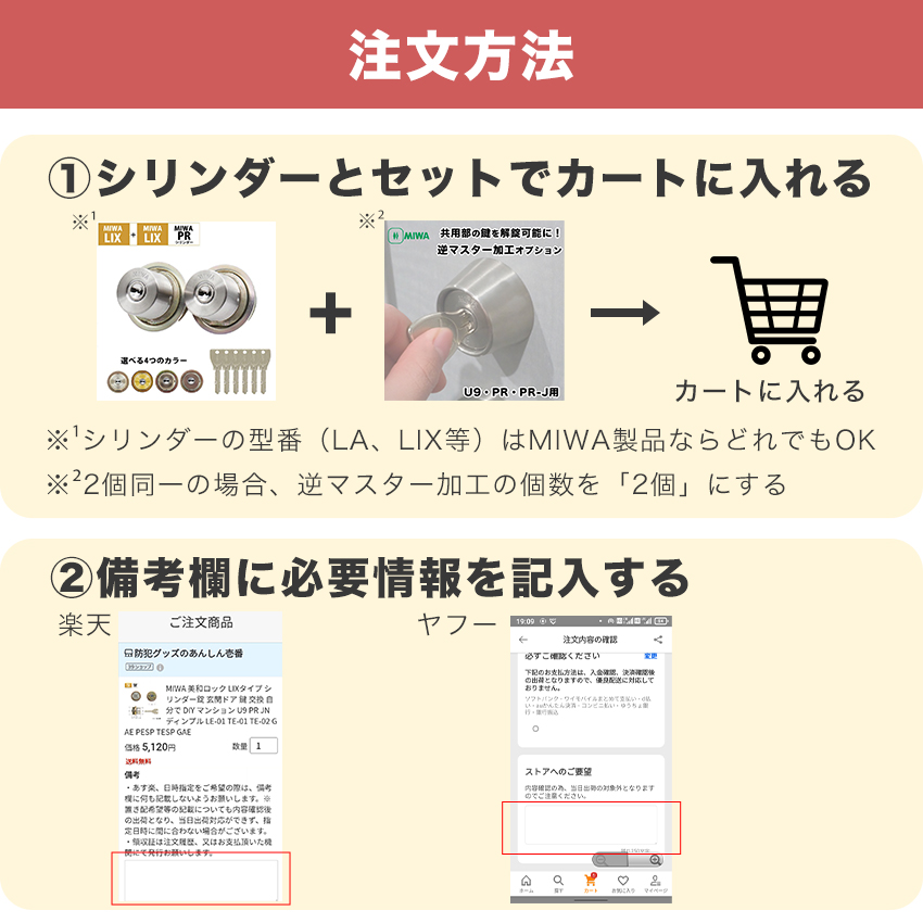 注文方法