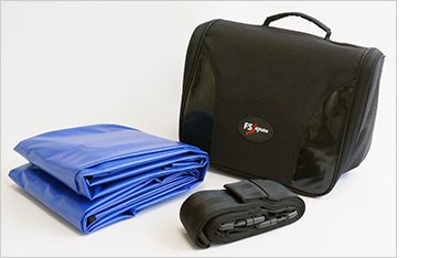 担架 救護用 コンパクト 携帯 ターポリン素材 耐荷重250kg 水洗い可