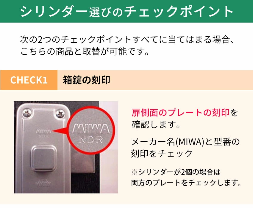 miwaピック 楽天市場】MIWA 美和ロック NDR シリンダー錠 玄関ドア 勝手口