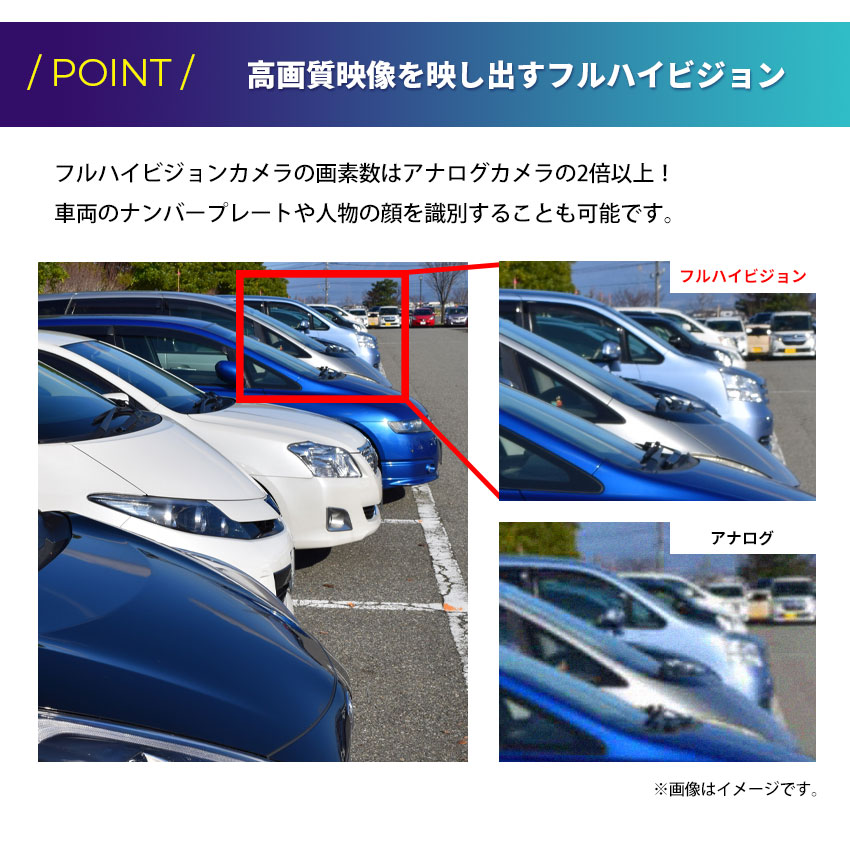 防犯カメラ 家庭用 屋外 監視カメラ 高画質200万画素 防水 赤外線LED