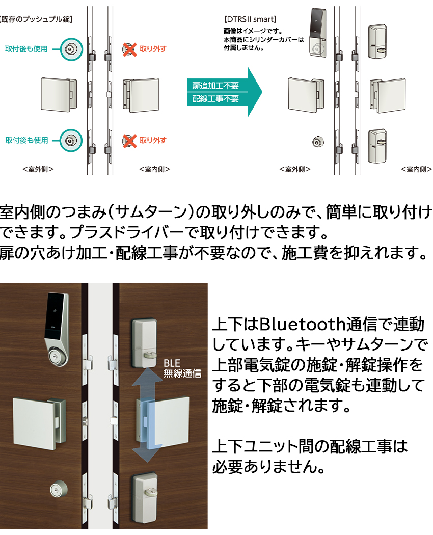 簡単取り付け