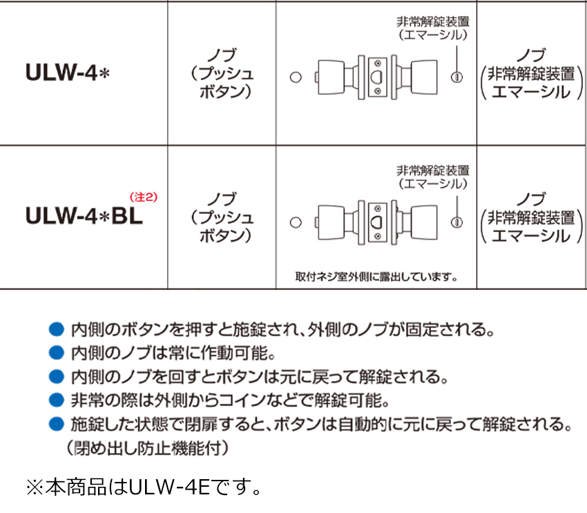 GOAL ゴール ドアノブ 交換 トイレ 浴室 お風呂場 脱衣所 鍵付き 円筒