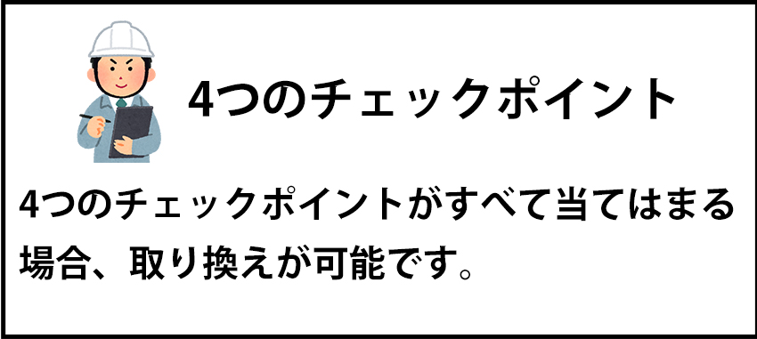 4つの取付条件