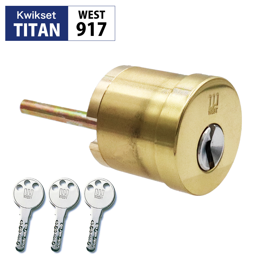 TITAN ^C^ Kwikset NCbNZbg փhA    DIY  ˌZ fBv WEST vCXV_[917