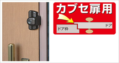 留守わからん錠　カブセ扉用