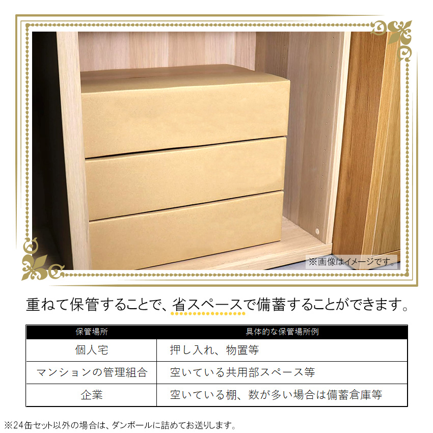 箱での保管