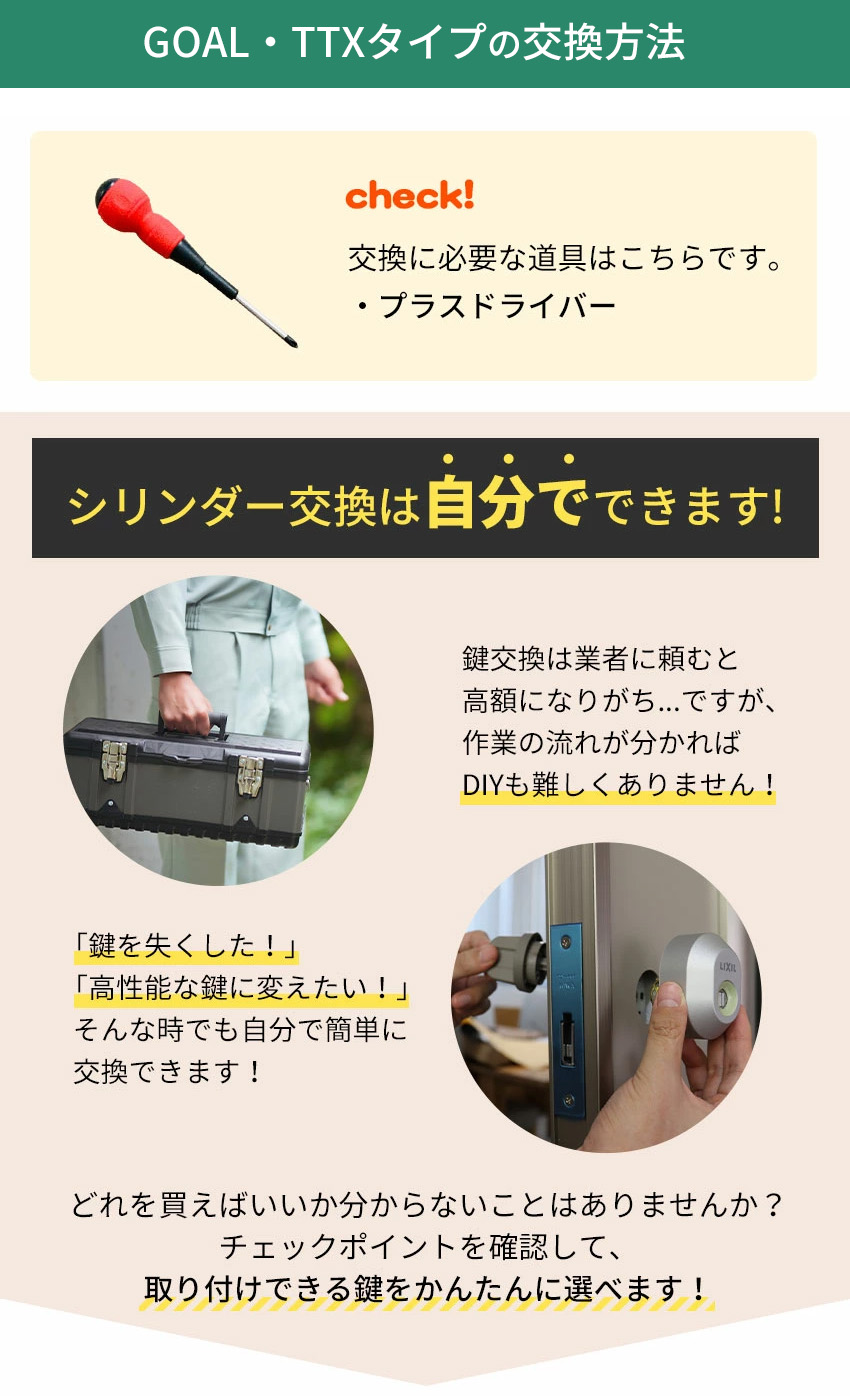 GOLA(ゴール)TTXタイプの交換方法