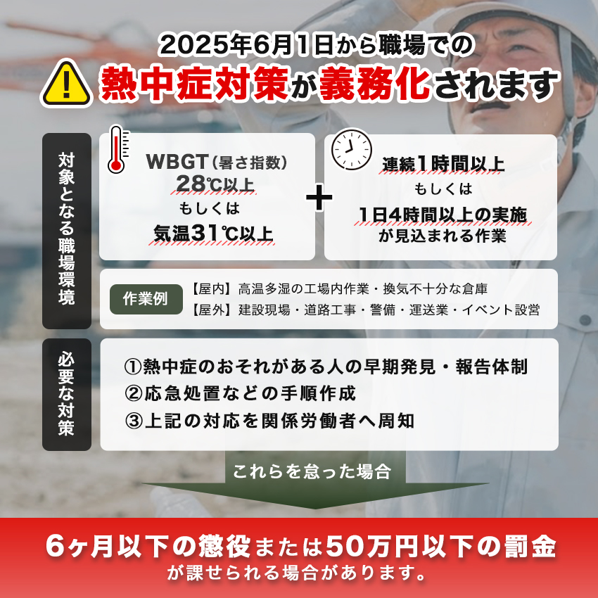 熱中症対策の義務化