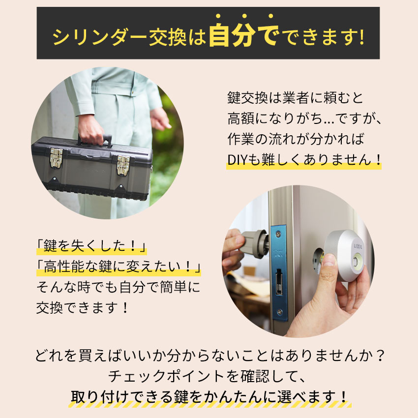 WEST ウエスト セキスイハウス 鍵 交換 玄関ドア ディンプルタイプ 916 917リプレイスシリンダー 錠前 GFA52 関連画像4