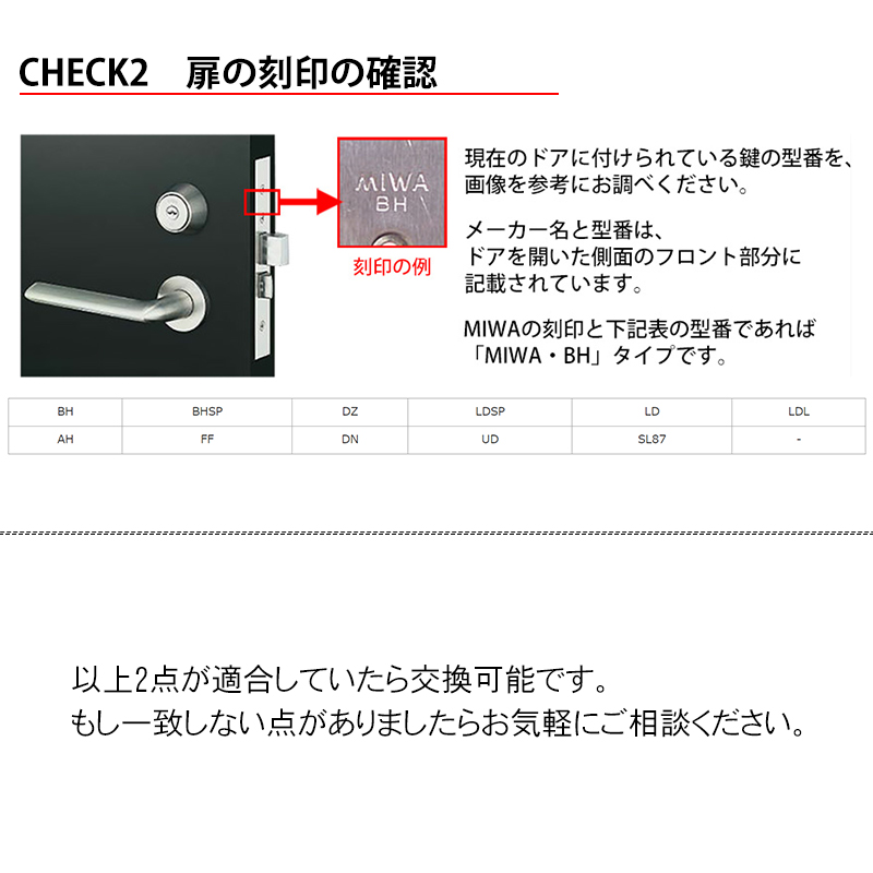 MIWA ミワ 美和ロック 鍵 交換用 取替用 JNシリンダー BH BHSP DZ LDSP