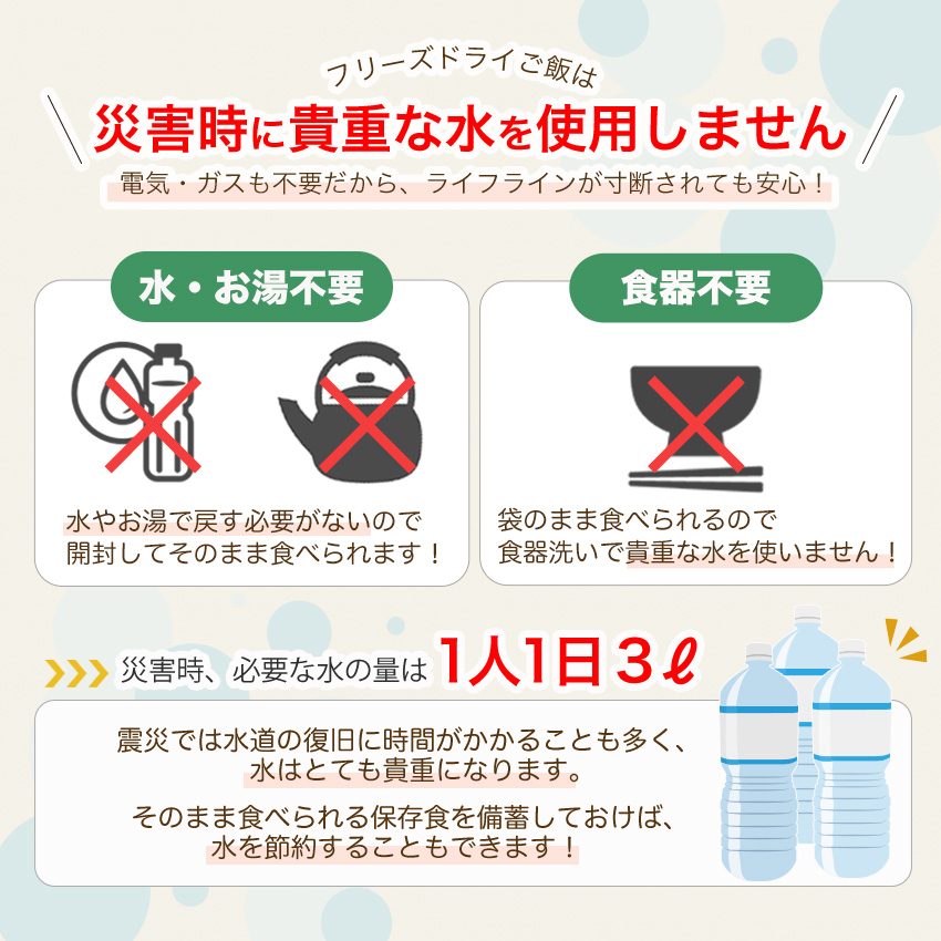 非常食セット アルファ米 7年保存 おいしい 保存食 永谷園フリーズドライご飯 ピラフ味 50個セット |  | 10