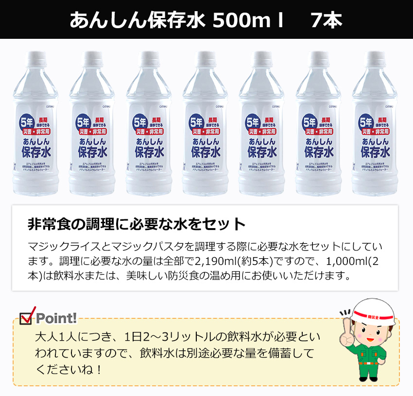 非常食セット 7日分 5年保存 1人 献立表付き 32種類41品 防災士監修 送料無料 Standard 保存食 備蓄 防災食 |  | 09