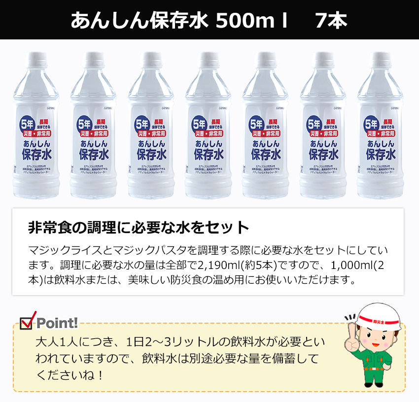 納期未定  非常食セット 7日分 5年保存 1人 献立表付き 32種類41品 防災士監修 送料無料 Standard 保存食 備蓄 防災食｜ring-g｜10