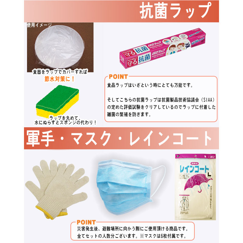 防災セット 3人用 ファミリー 防災グッズ 非常用持ち出しセット 防災士監修 SAFALI リュック2個付 |  | 13