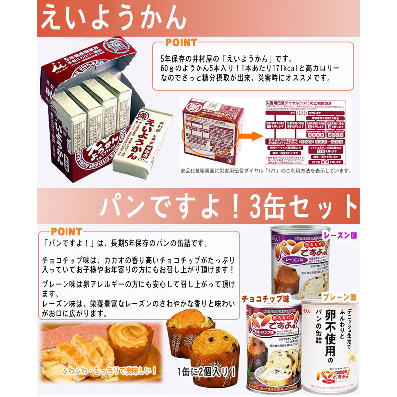 防災セット 3人用 ファミリー 防災グッズ 非常用持ち出しセット 防災士監修 SAFALI リュック2個付 |  | 09