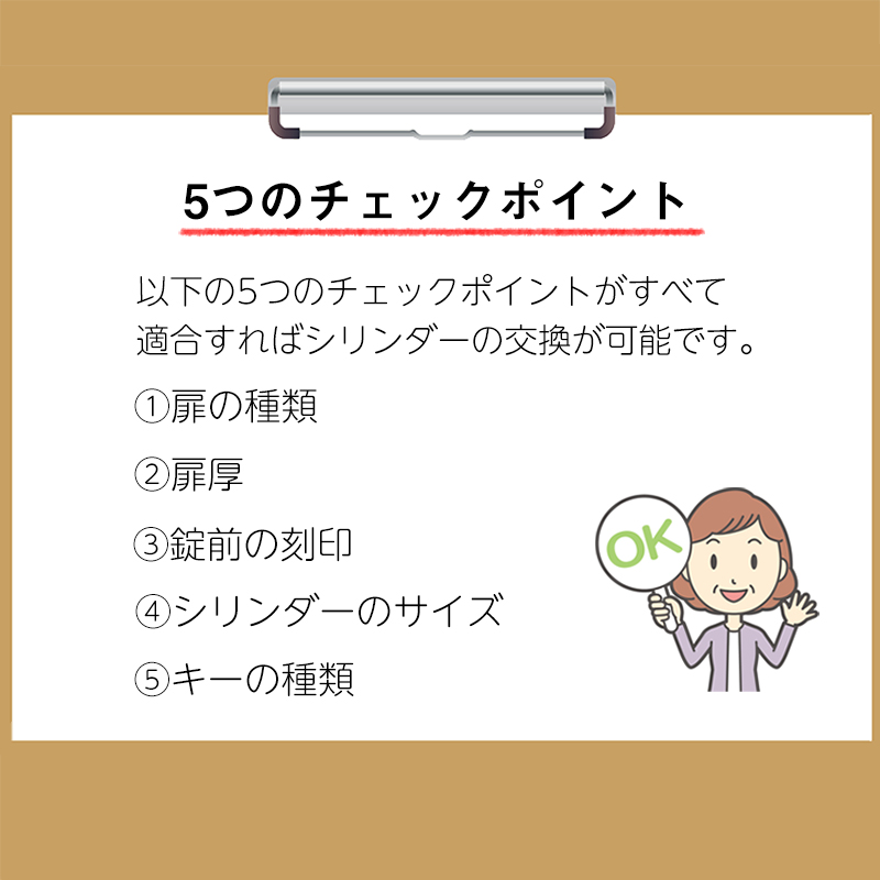 トステム 鍵 交換 玄関ドア Wシリンダー リクシル QDK668 QDK751 QDK752 2個同一 シャイングレー Z-2A2-DCTC｜ring-g｜05