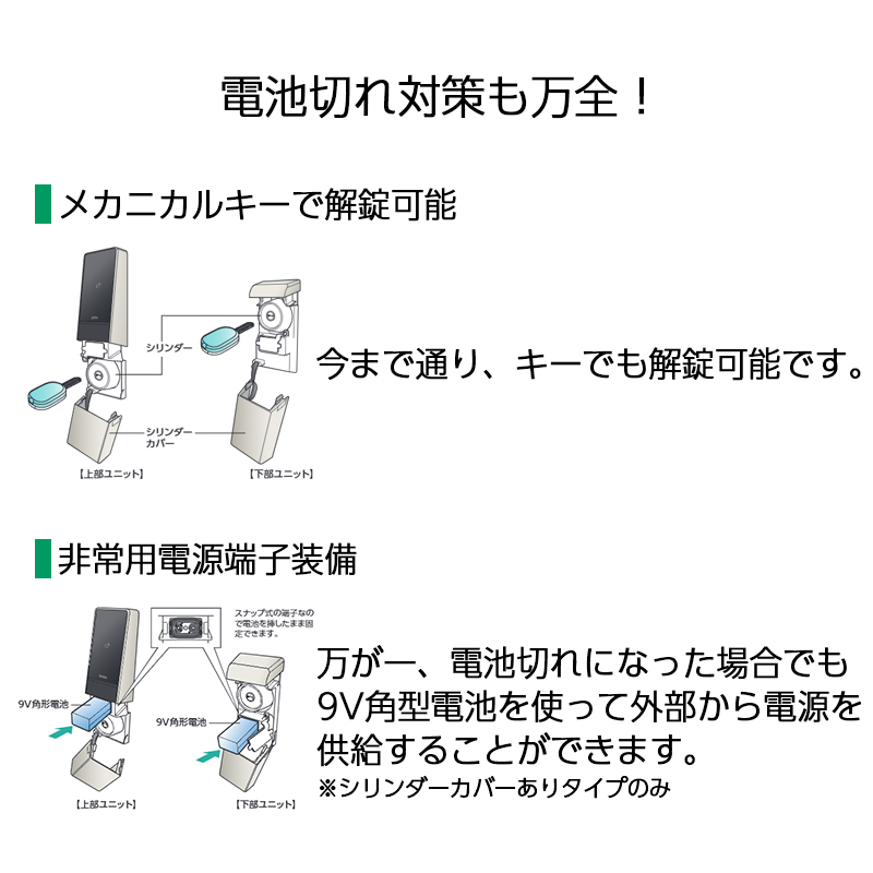 スマートロック 後付け 電気錠 電子錠 スマホ解錠 美和ロック miwa DTRS2smart 1ロック D01CDAA｜ring-g｜13