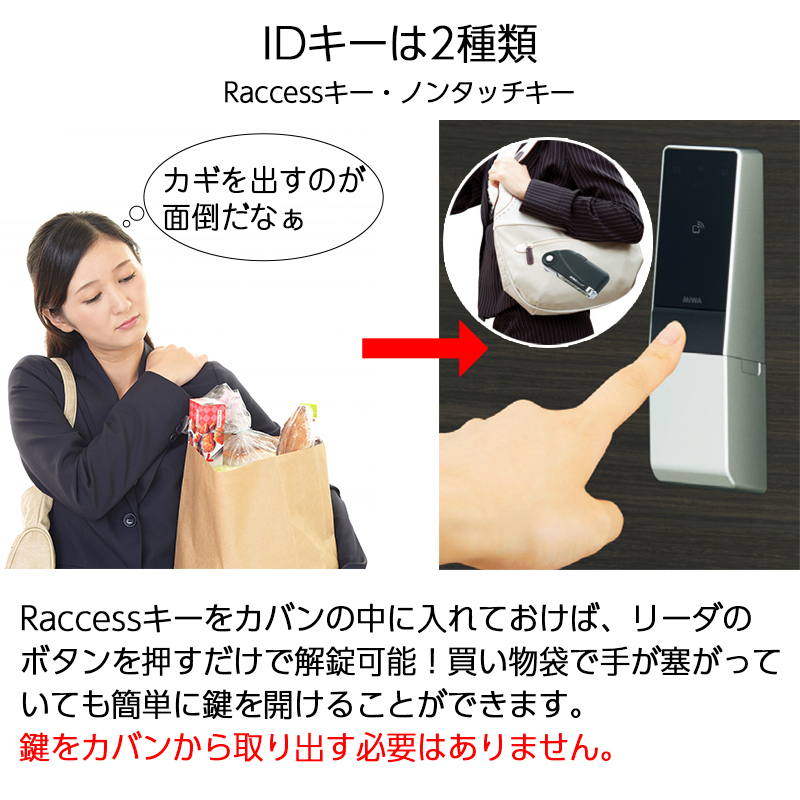 スマートロック 後付け 玄関ドア 電気錠 スマホ解錠 美和ロック miwa 鍵 DTRS2smart 2ロック D02DAA カバーなしの画像
