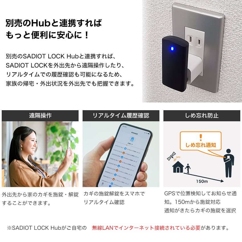 送料無料/即納】SADIOT LOCK2 サディオロック2 スマートロック その他