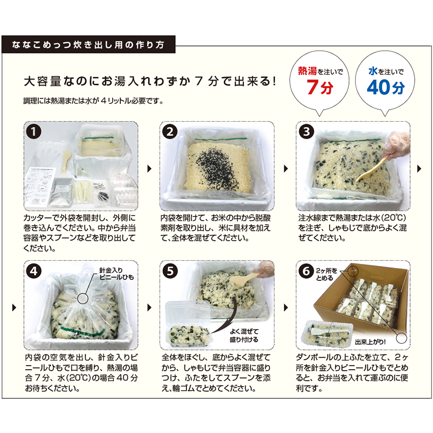 非常食 7年保存 マジックライス ななこめっつ...の詳細画像4