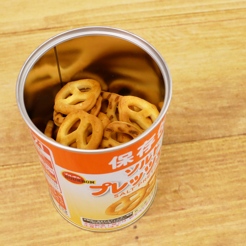 非常食 缶入り プレッツェル 保存食 防災食 防災グッズ 長期5年保存