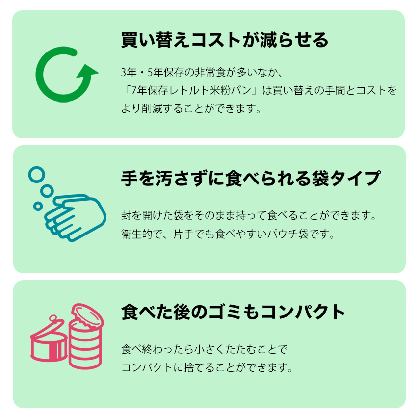 非常食 7年保存 パン セット 保存食 防災 ...の詳細画像3