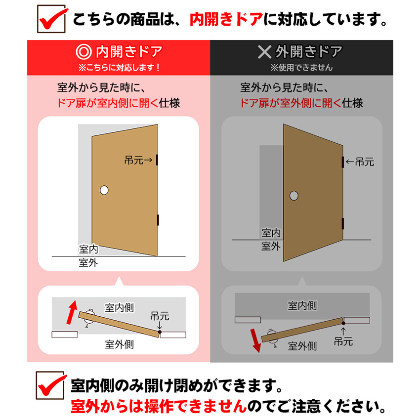 室内ドア 鍵 後付け もっとかんたんロック 徘徊防止 補助錠 工事不要