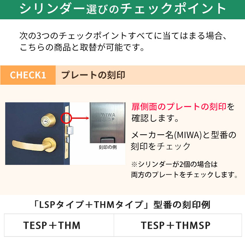 MIWA 美和ロック LIX+THM シリンダー錠 玄関 U9 鍵交換 自分で THM