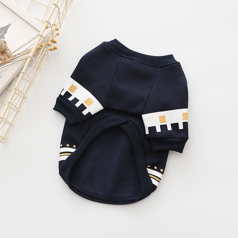 犬服 秋 冬犬服 Tシャツ カットソー オルテガ柄 小型犬 中型犬 大型犬
