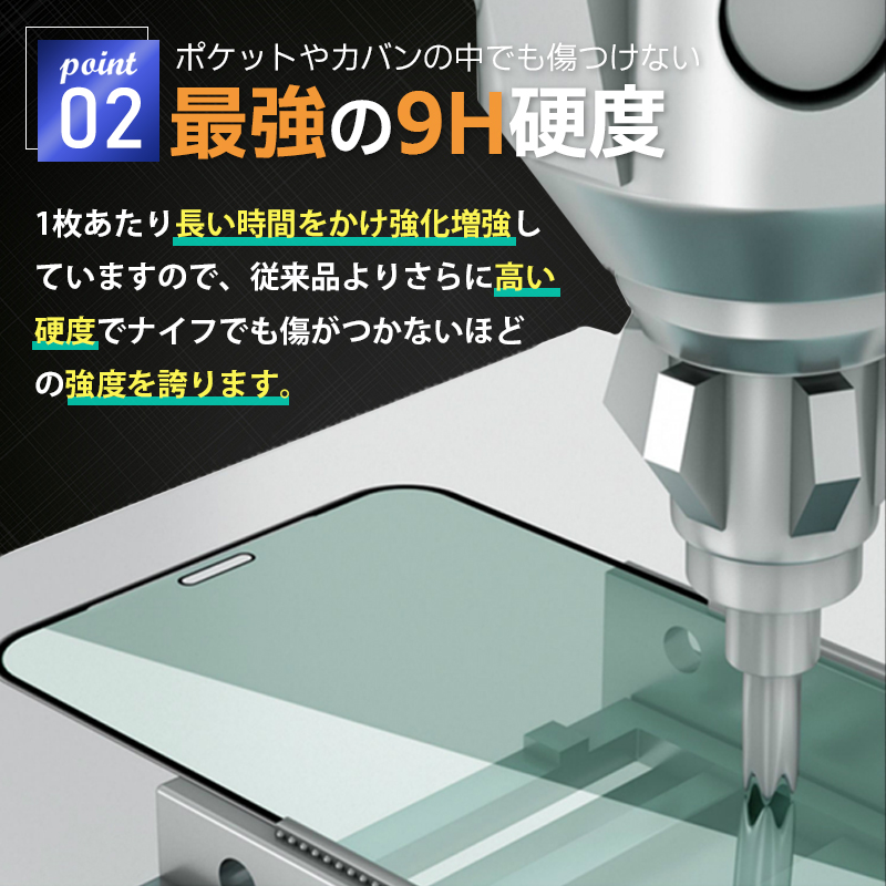 iPhone11 iPhoneXR ブルーライトカット 保護フィルム 全面保護 XR ガラスフィルム 保護シール 硬いシール 9Hガラス XRフィルム  ブルーライトカット 目に優しい :ip11-blue01:RinGo Store 通販 