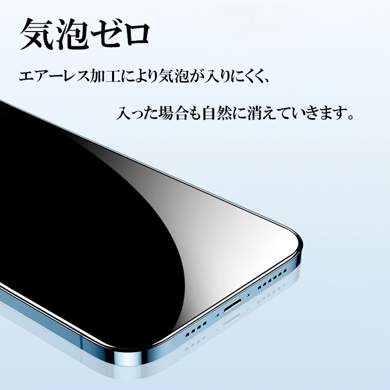 iPhone 12 Pro Max反射防止 覗き見防止全面保護 強化ガラスフィルム 12プロマックス 保護シール さらさら マット 覗き見防止 ダブル機能 保護シール さらさら｜ringos｜11
