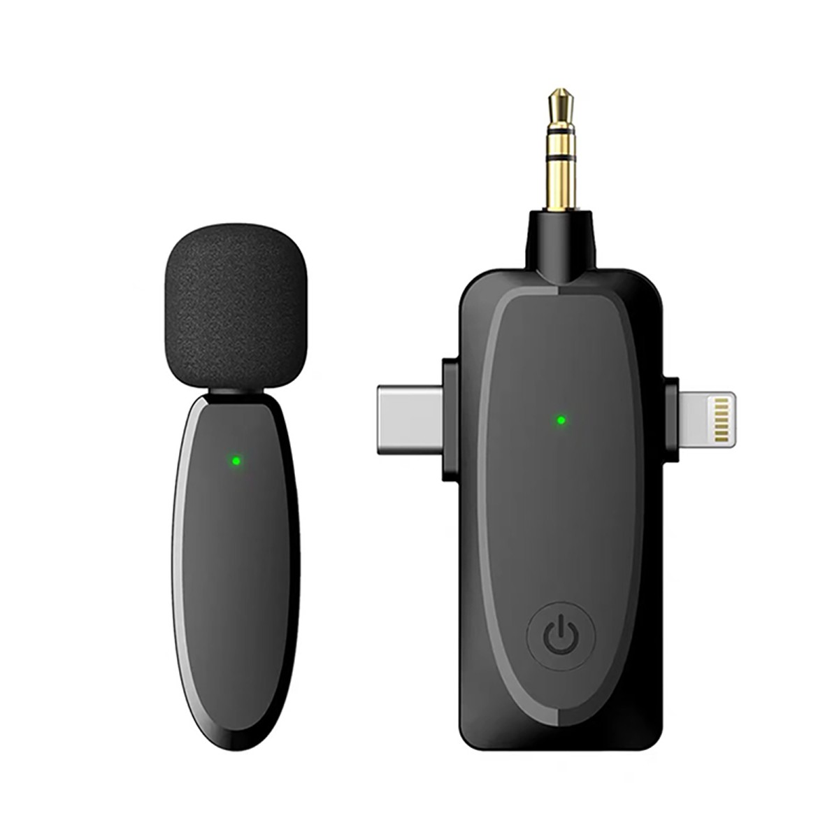 高性能マイク 高速充電 LEDランプ付き タイプC互換