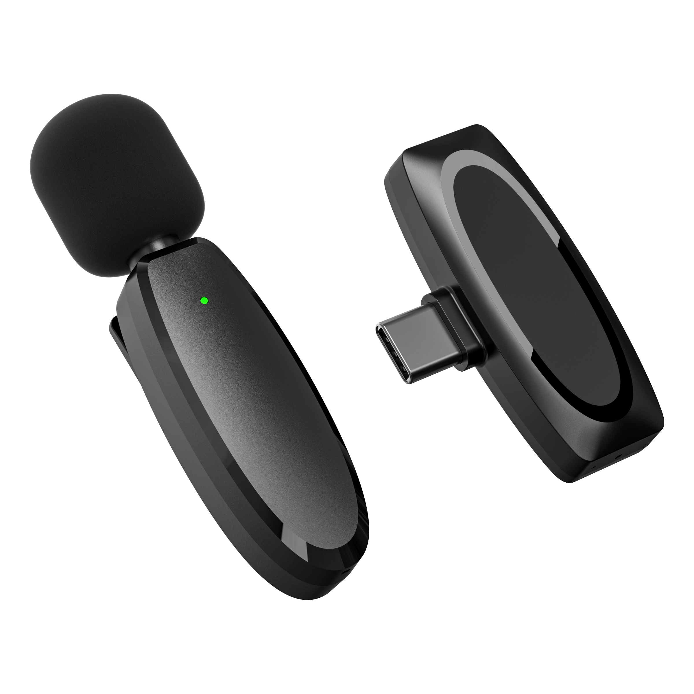 ピンマイク ワイヤレスマイク 360°収音 ノイズ低減 配信 録画