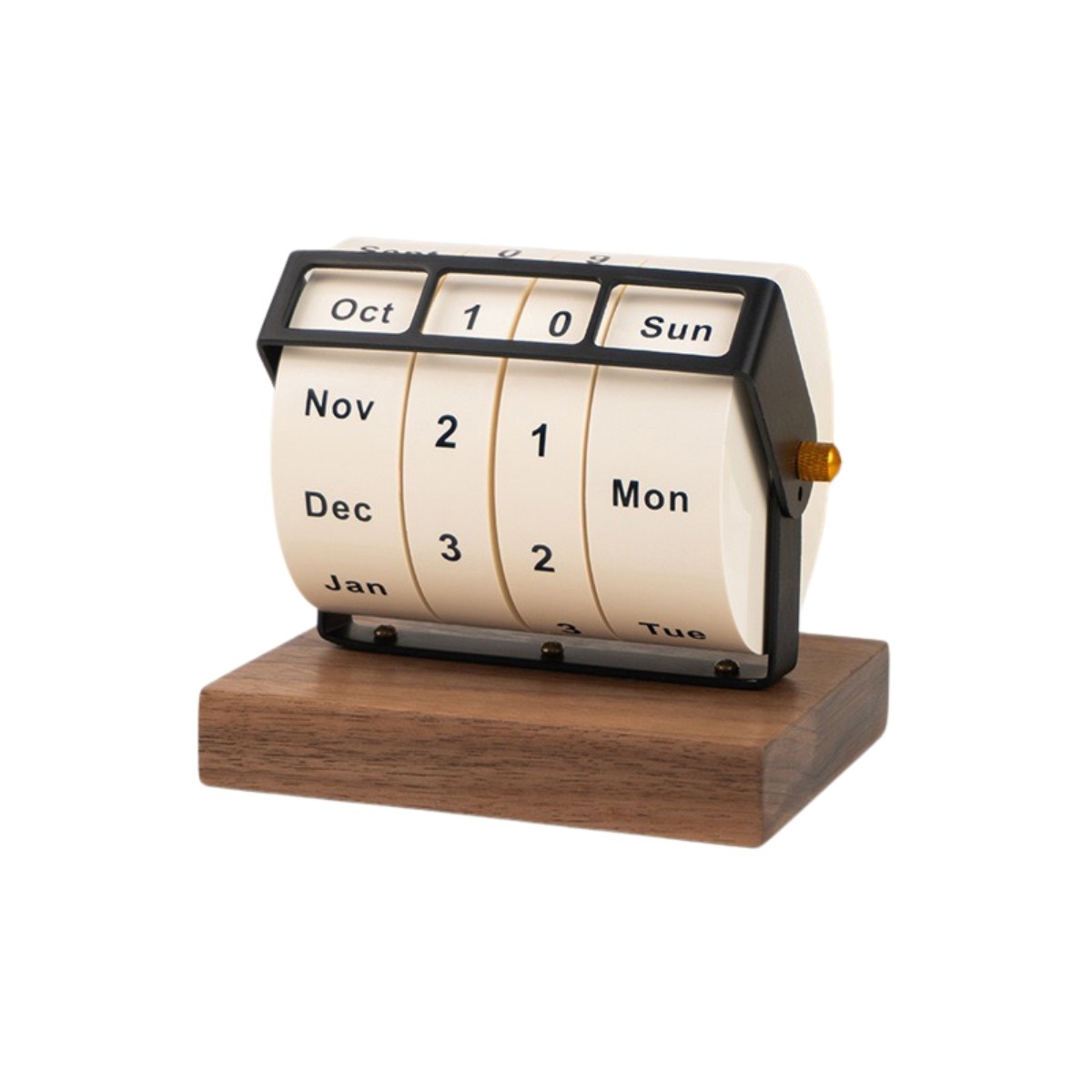 万年カレンダー 木製 卓上 インテリア 日付表示 デスク 高級