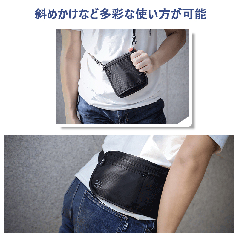 セキュリティポーチ 海外旅行 防犯 スキミング防止 パスポートケース 財布 パスポートケース 女性 男性 ガジェットポーチ 貴重品 マネーベルト |  | 17