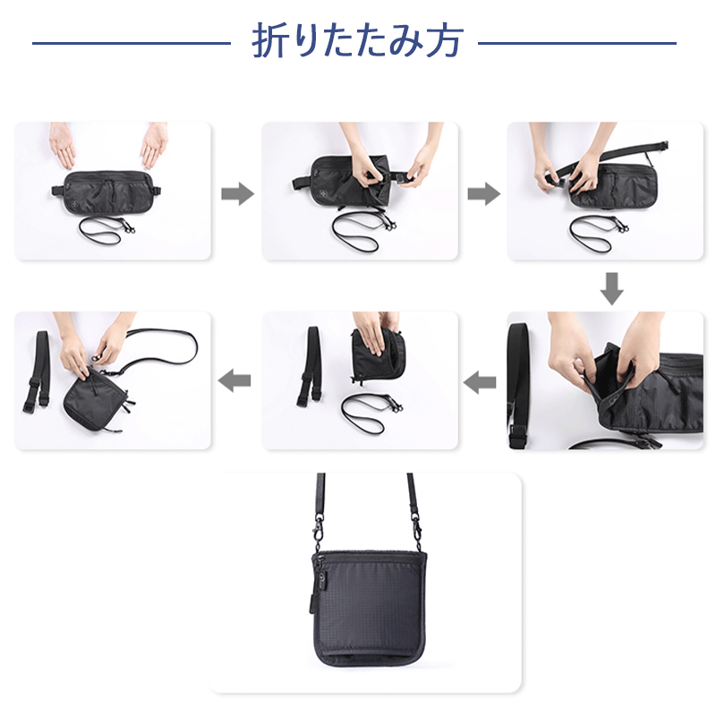 セキュリティポーチ 海外旅行 防犯 スキミング防止 パスポートケース 財布 パスポートケース 女性 男性 ガジェットポーチ 貴重品 マネーベルト |  | 24