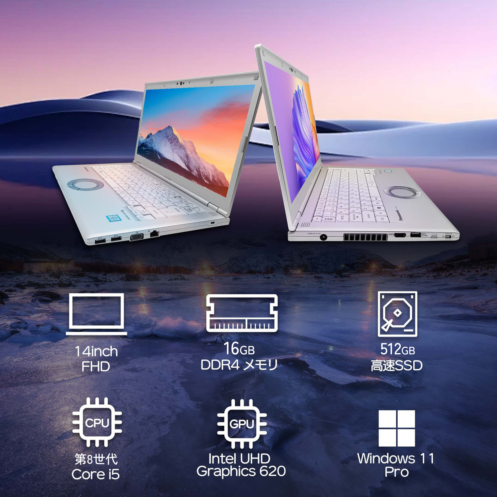 レッツノート LV7 ノートパソコン｜Windows11／i5 第8世代／14型 Let's note LV ノートパソコン 中古 第8世代 Core i5 パナソニック