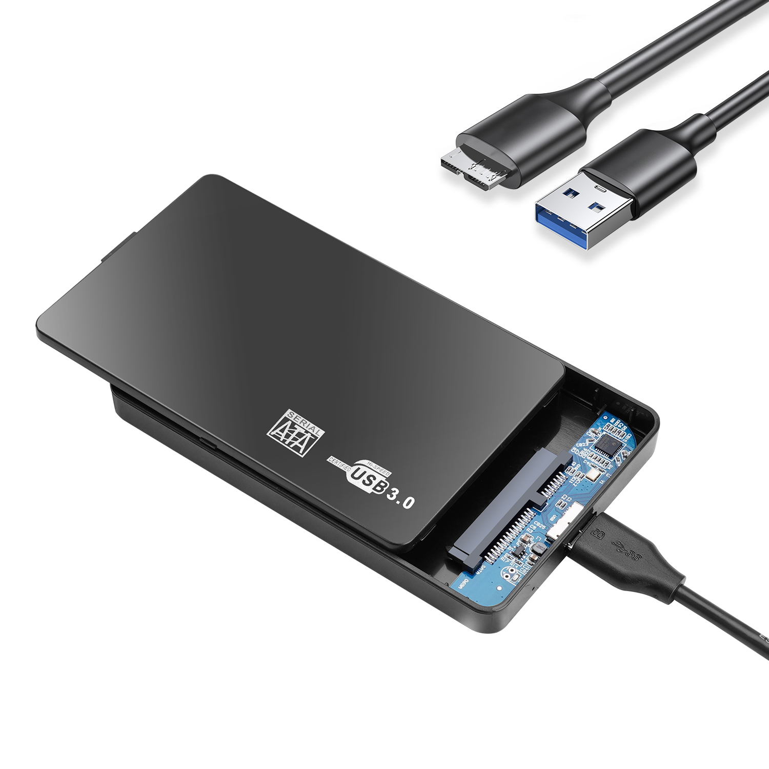 送料無料 外付けハードディスク ポータブル 320GB 2.5インチ テレビ録画保存 電源不要 HDD USB3.0接続 SATA 3.0 写真 動画 USBケーブル附属