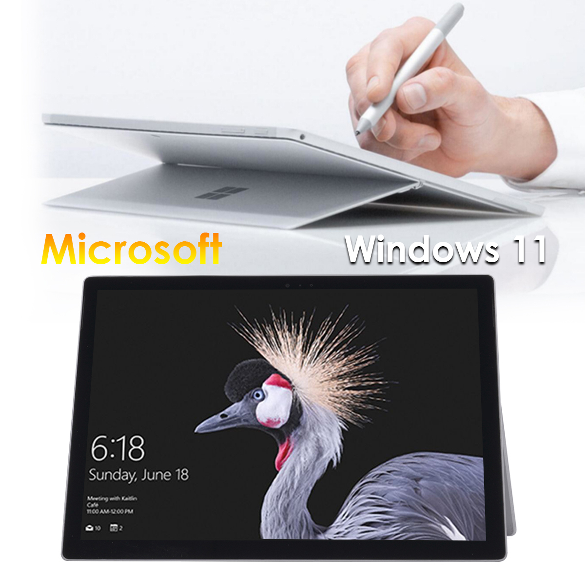 Win11搭載 Surface pro4 中古タブレット PCサーフェスノートパソコン12.3型液晶タブレットPC Corei5  6300Uメモリ4GB 新品SSD128GB Windows11ノートパソコン