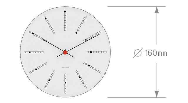 arne jacobsen バンカーズ クロック #43630